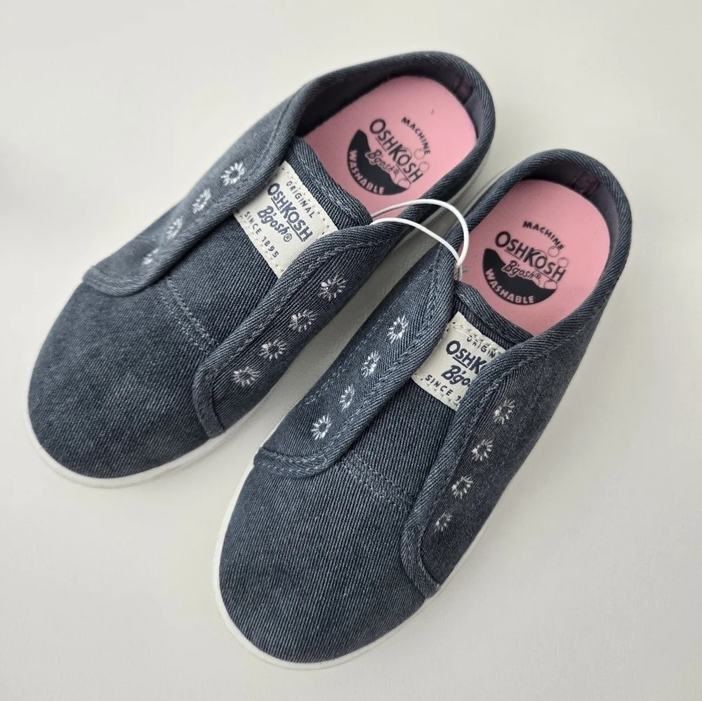 OshKosh Slip On Machine Wasable Sneakers. Size 13. New.
